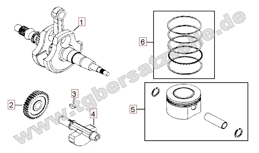 Kurbelwelle - Kolben Kurbelwelle - Kolben