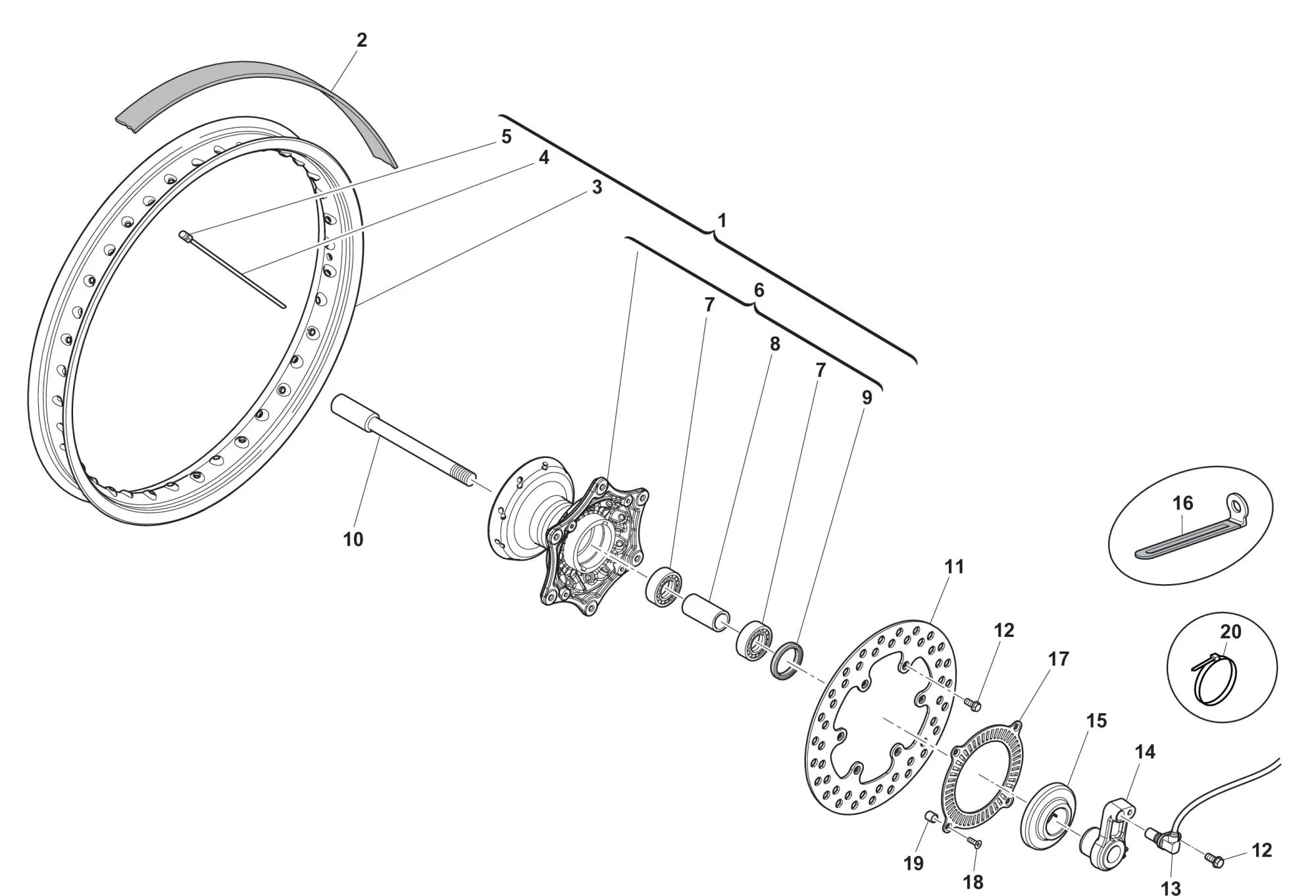 Vorderrad Six Days Vorderrad Six Days