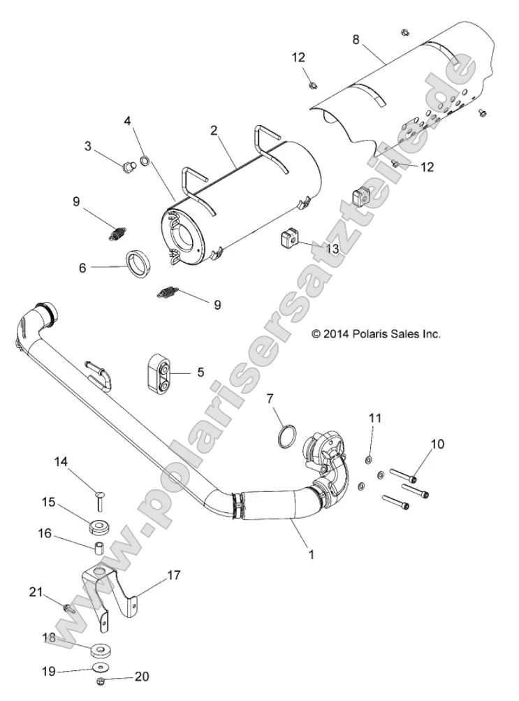 Engine, Exhaust System Engine, Exhaust System