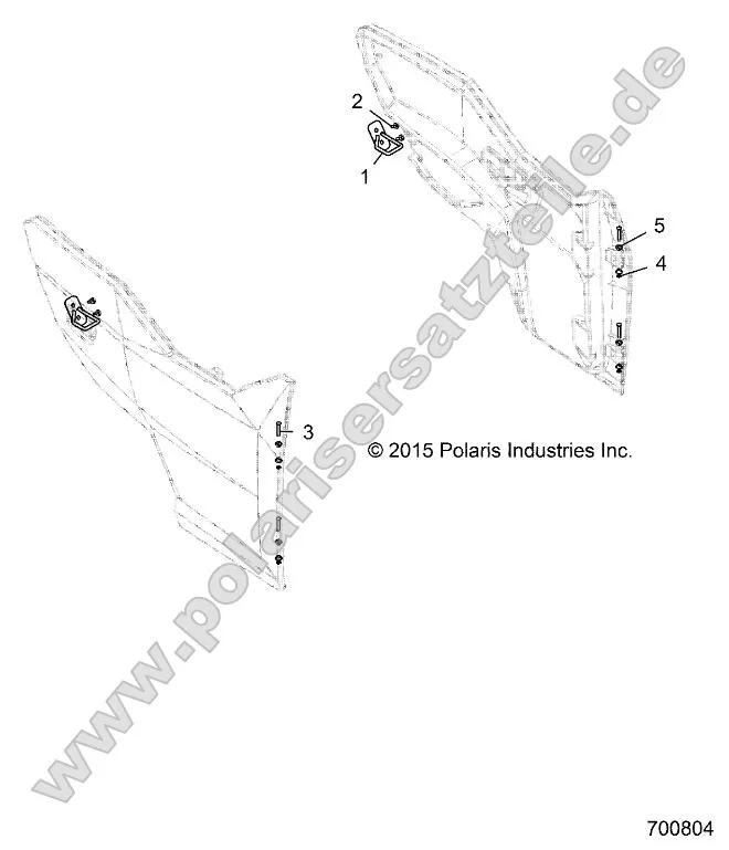 Body, Door Mounting, Front Body, Door Mounting, Front