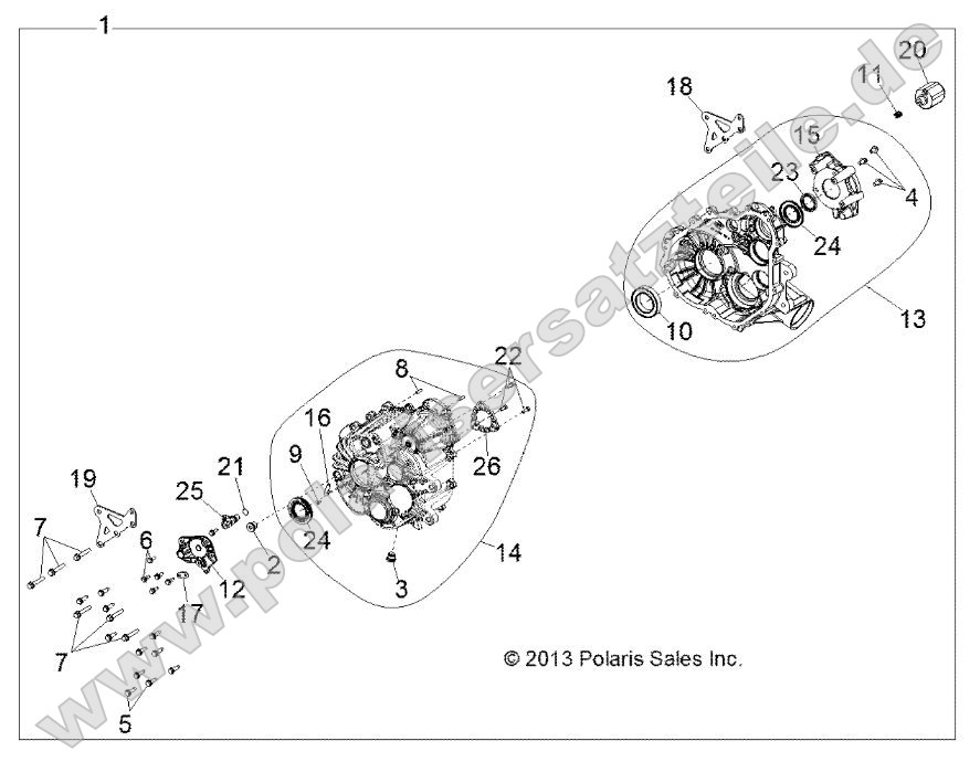 Drive Train, Main Gearcase Internals 2 Drive Train, Main Gearcase Internals 2