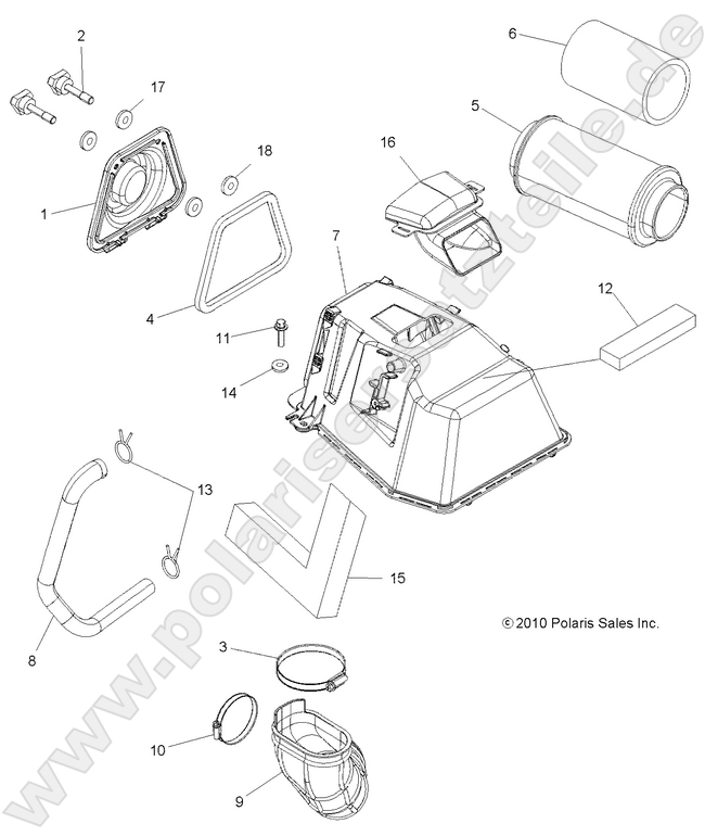 ENGINE, AIR INTAKE (Built 10/22/10 and Before)