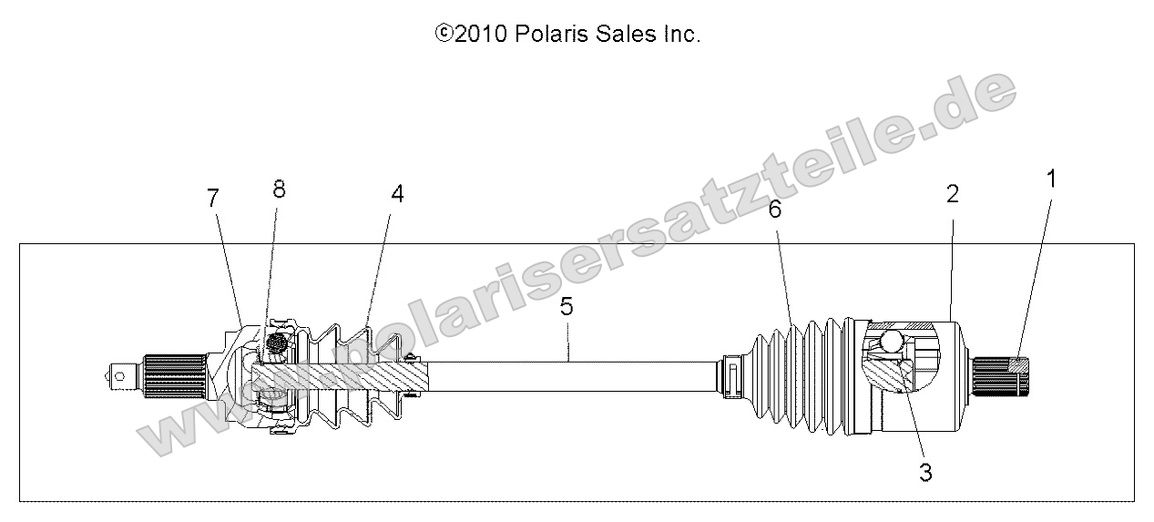 Drive Train, Drive Shaft, Front Drive Train, Drive Shaft, Front