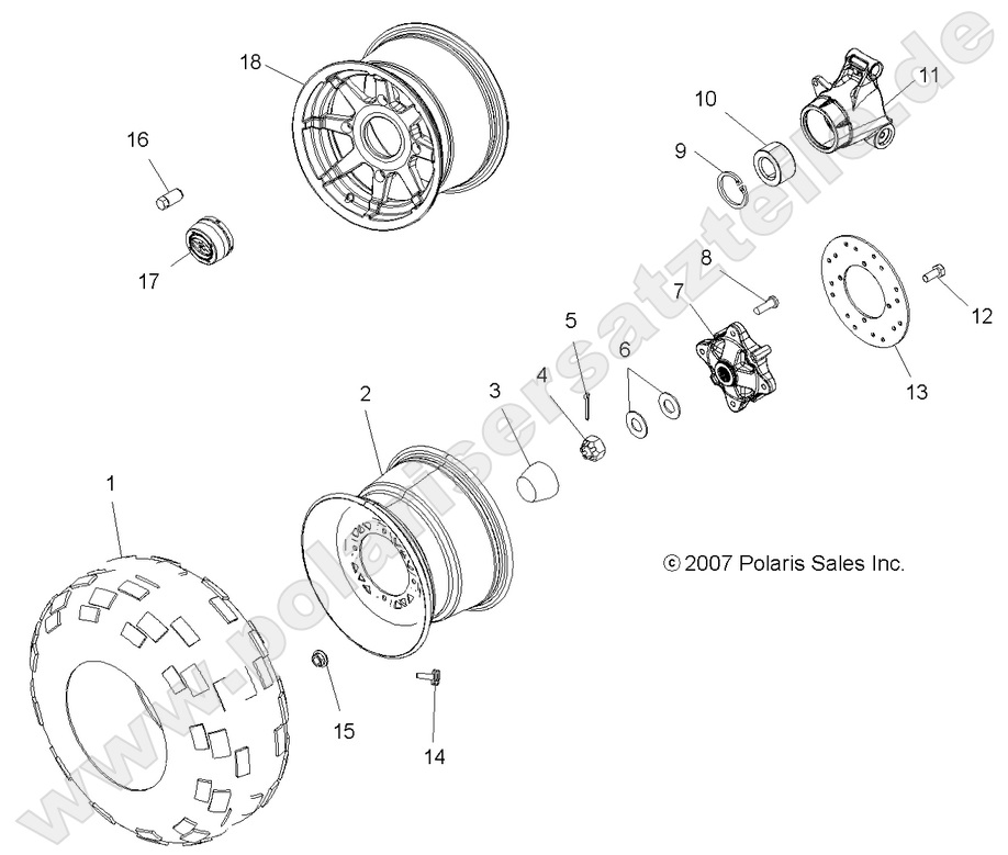 WHEELS, REAR WHEELS, REAR