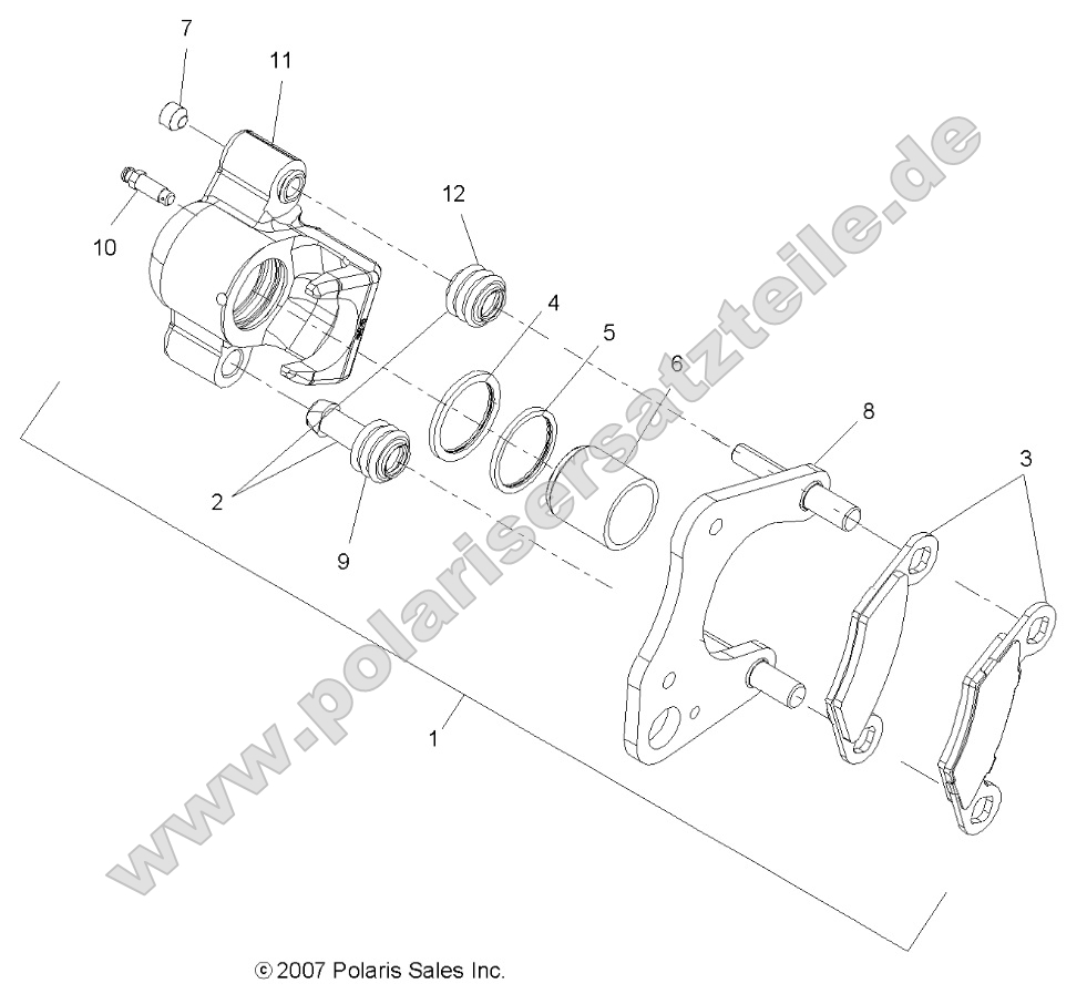 Brakes, Brake Caliper, Front