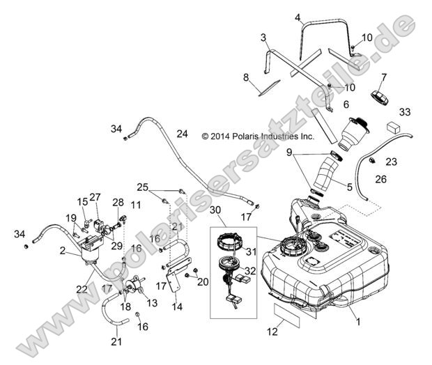 Body, Fuel Tank Asm. Body, Fuel Tank Asm.