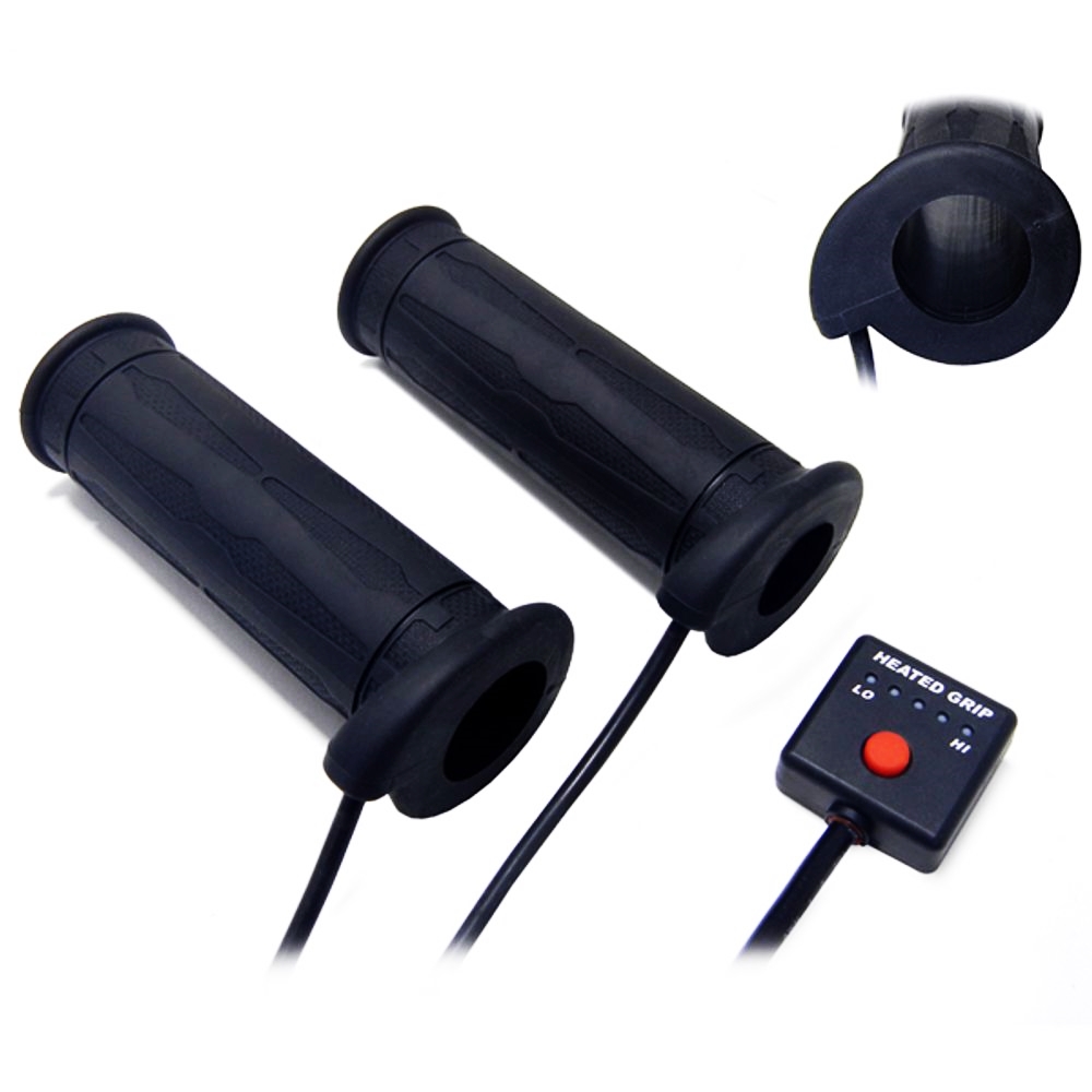 KOSO Motorrad / Roller Heizgriffe mit externer Heizregler - 120mm - 5 Stufig