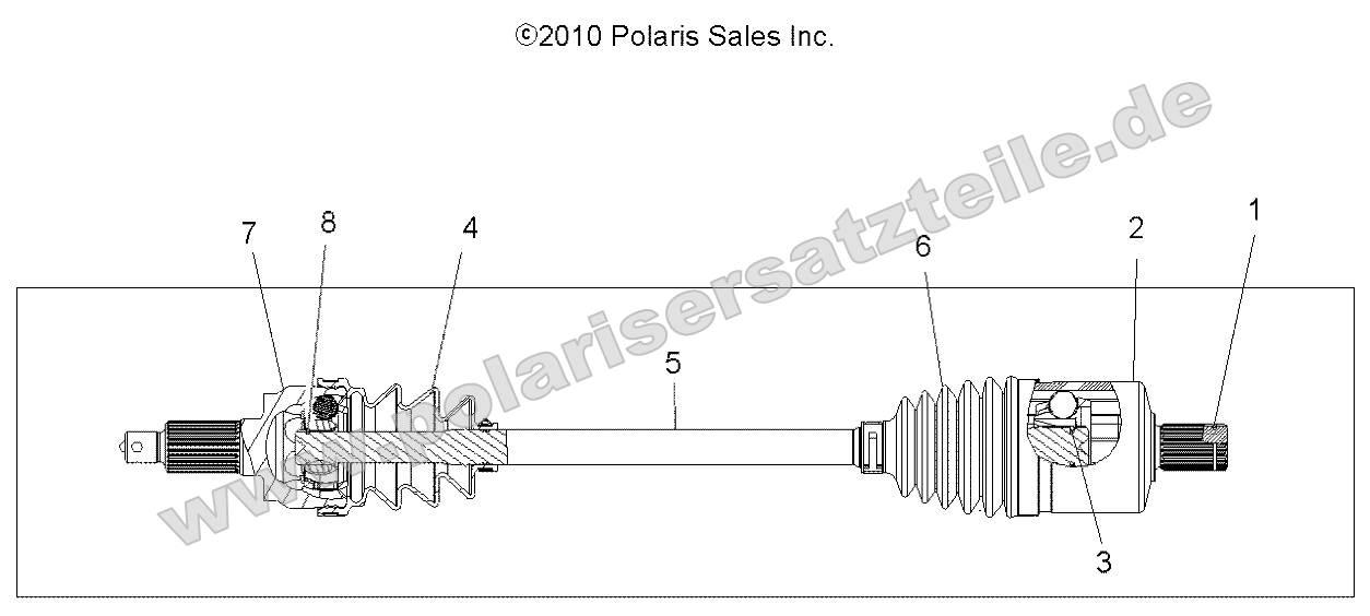 Drive Train, Drive Shaft, Front Drive Train, Drive Shaft, Front