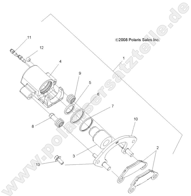 BRAKES, REAR CALIPER BRAKES, REAR CALIPER