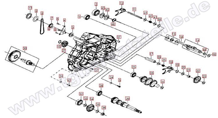 Motorgehäuse links (2)
