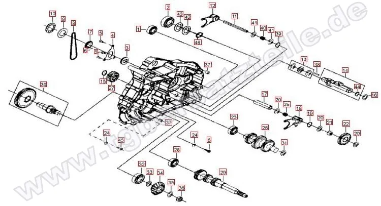 Motorgehäuse links (2)
