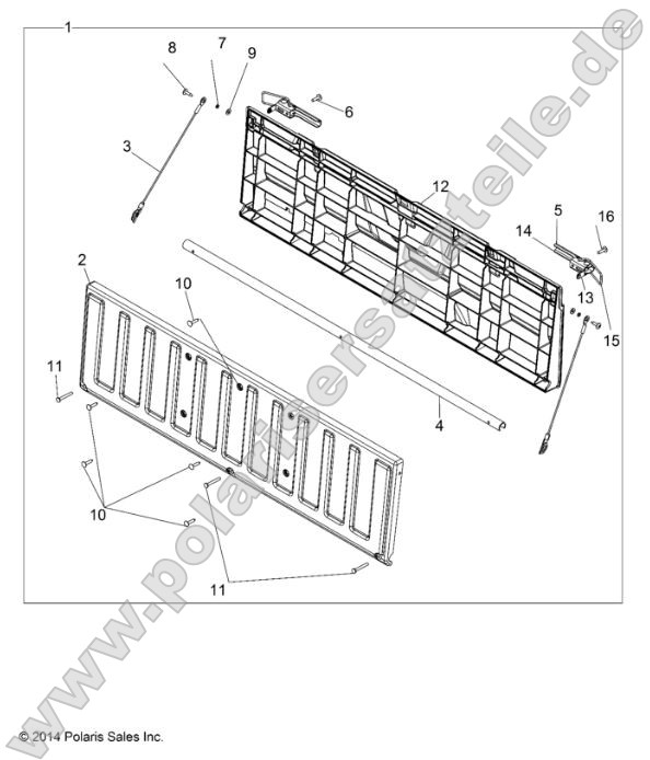 Body, Tailgate Asm. Body, Tailgate Asm.