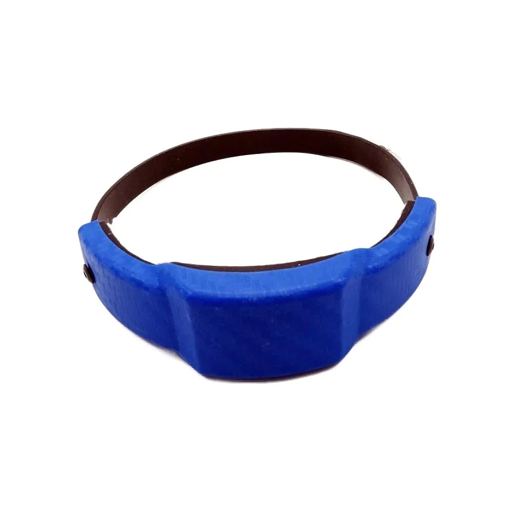 TMP Racing Endschalldämpfer Protektor Universal Rund - blau