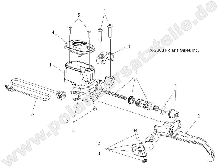BRAKES, FRONT BRAKE LEVER and MASTER CYLINDER BRAKES, FRONT BRAKE LEVER and MASTER CYLINDER