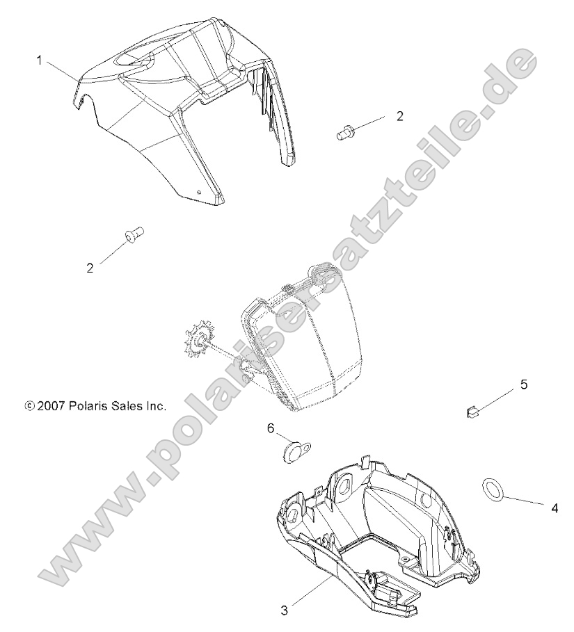 Body, Headlight Pod Body, Headlight Pod