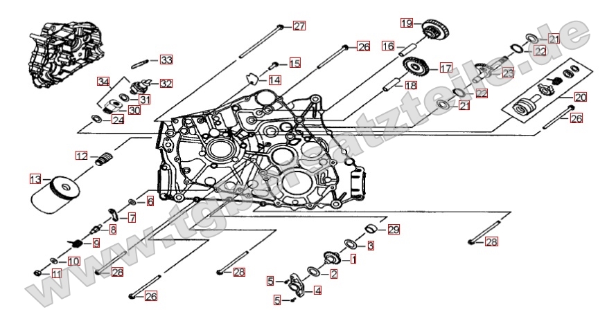 Motorgehäuse links (1)