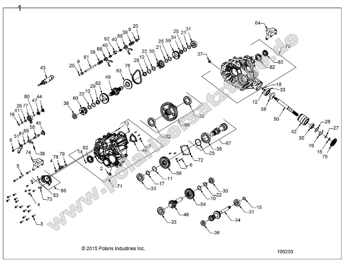 Drive Train, Main Gearcase Drive Train, Main Gearcase