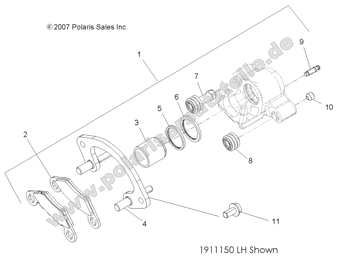 Brakes, Front Caliper Brakes, Front Caliper