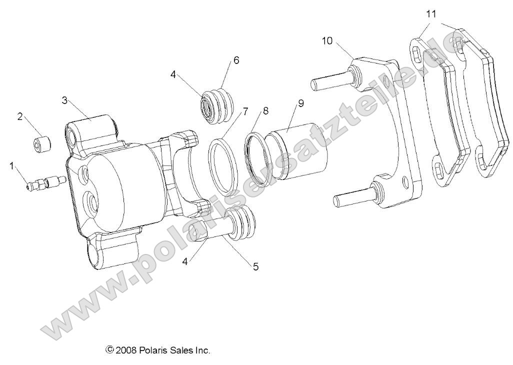 Brakes, Rear Caliper Brakes, Rear Caliper