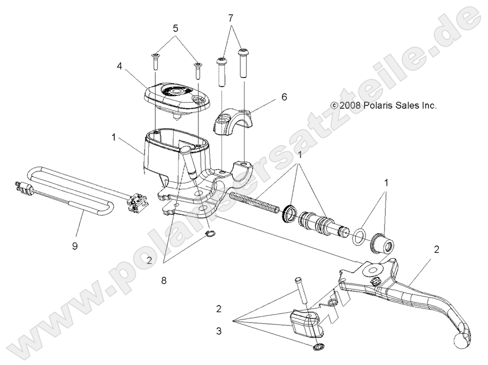 BRAKES, FRONT BRAKE LEVER and MASTER CYLINDER BRAKES, FRONT BRAKE LEVER and MASTER CYLINDER