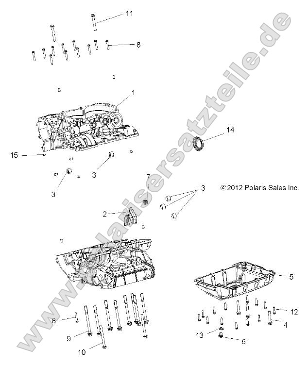 Engine, Crankcase Engine, Crankcase