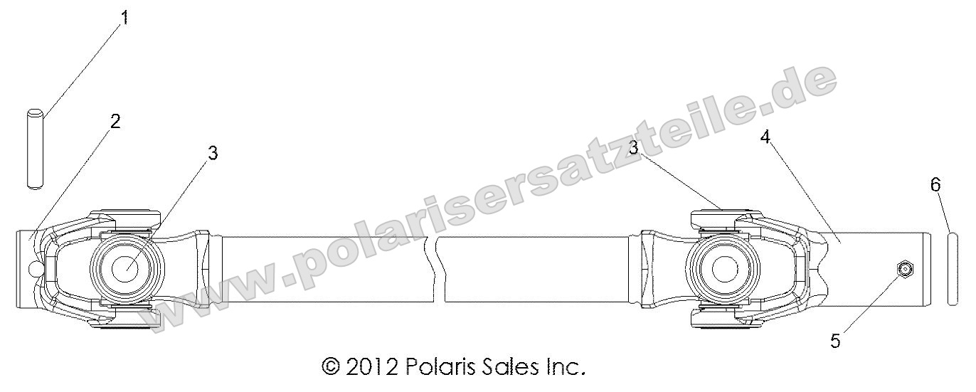 Drive Train, Front Prop Shaft