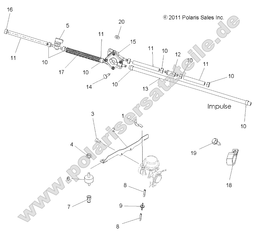 Engine, Carburetor Mounting and Fuel Lines Engine, Carburetor Mounting and Fuel Lines