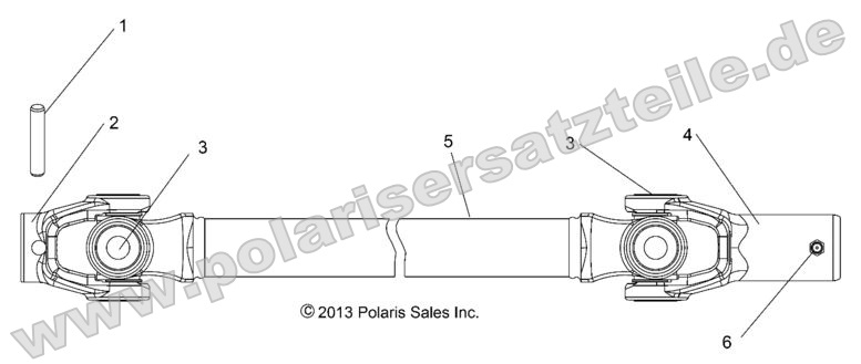 Drive Train, Front Prop Shaft