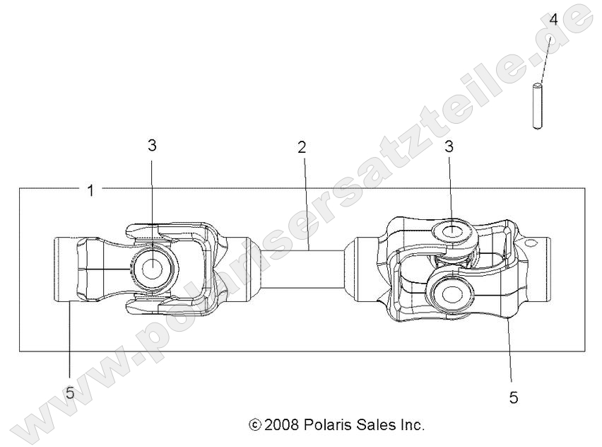 DRIVE TRAIN, MID PROP SHAFT DRIVE TRAIN, MID PROP SHAFT