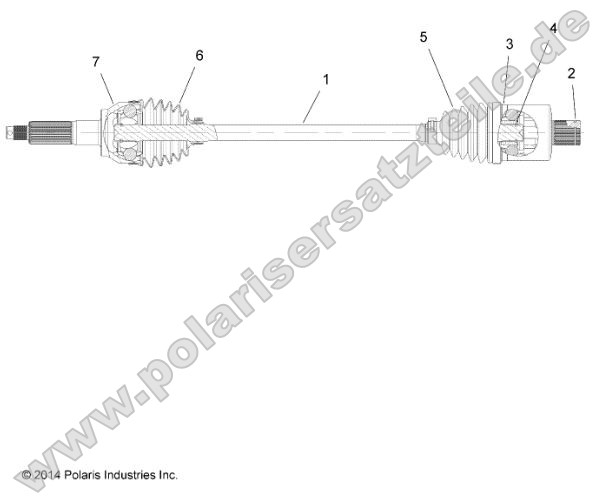 Drive Train, Rear Drive Shaft