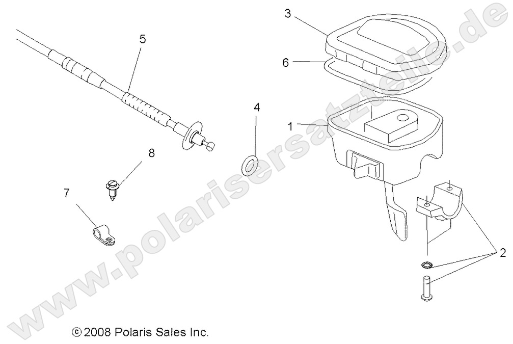 STEERING, CONTROLS and THROTTLE ASM. and CABLE STEERING, CONTROLS and THROTTLE ASM. and CABLE