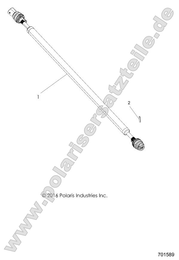 Drive Train, Front Prop Shaft Drive Train, Front Prop Shaft