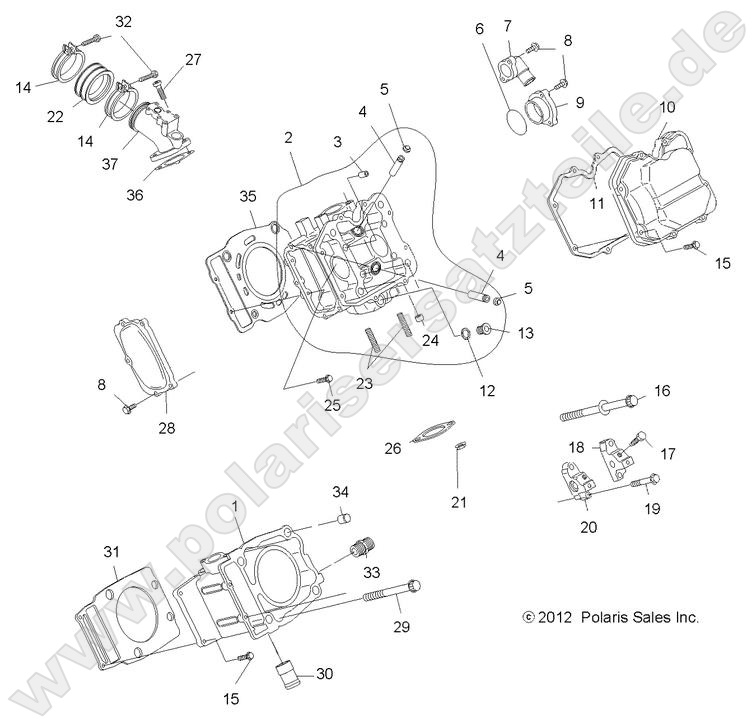 ENGINE, CYLINDER and HEAD
