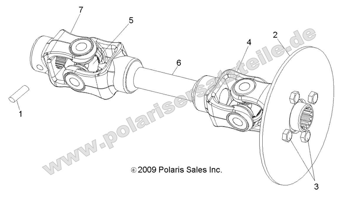 Drive Train, Rear Prop Shaft