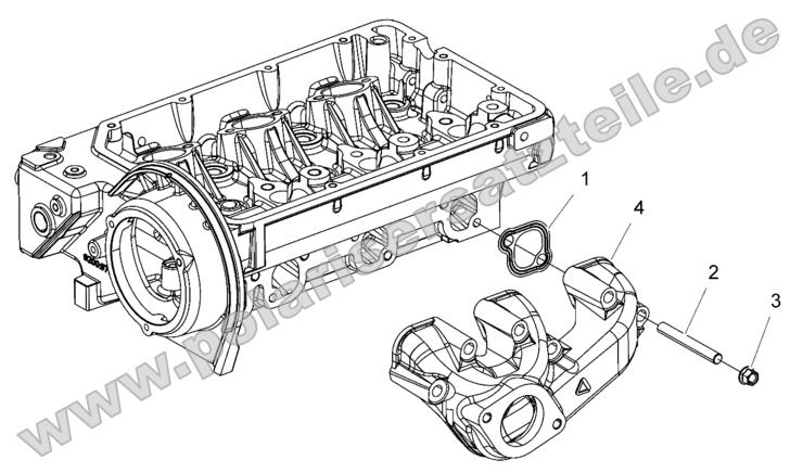 Engine, Exhaust Manifold Engine, Exhaust Manifold