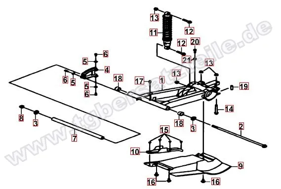 Schwinge hinten Schwinge hinten