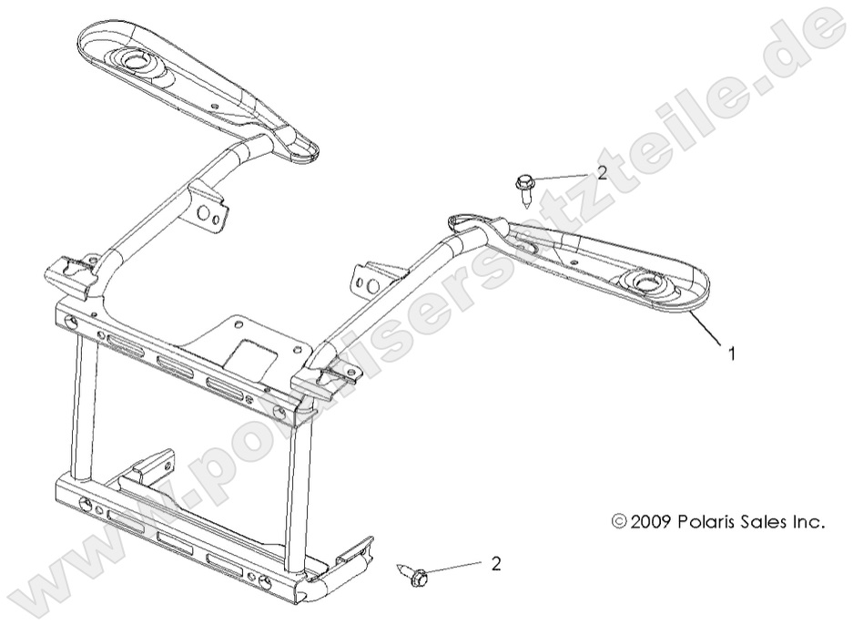 BODY, FRONT RACK MOUNTING BODY, FRONT RACK MOUNTING