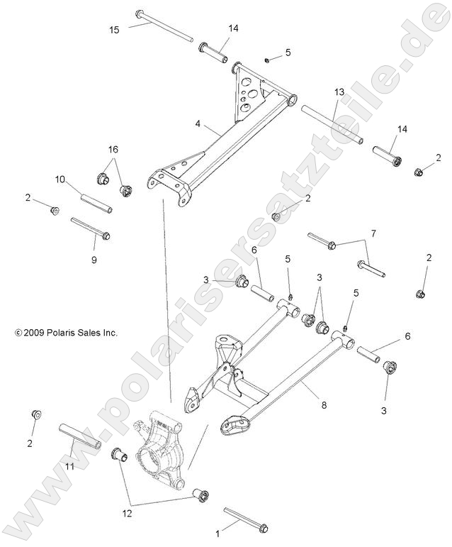 SUSPENSION, REAR SUSPENSION, REAR