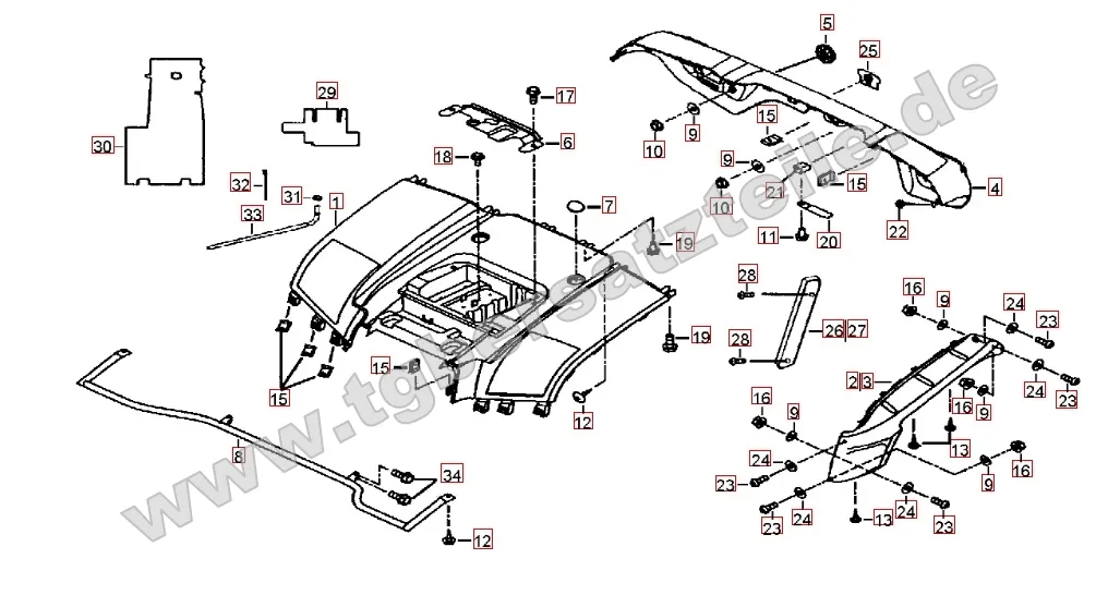 Heckverkleidung Heckverkleidung