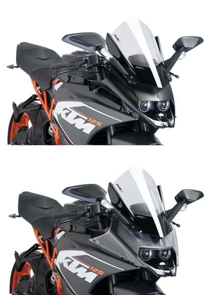 PUIG Z-RACINGSCHEIBE NG KTM RC125/RC390 14'-18' C/TRANS - 7004W