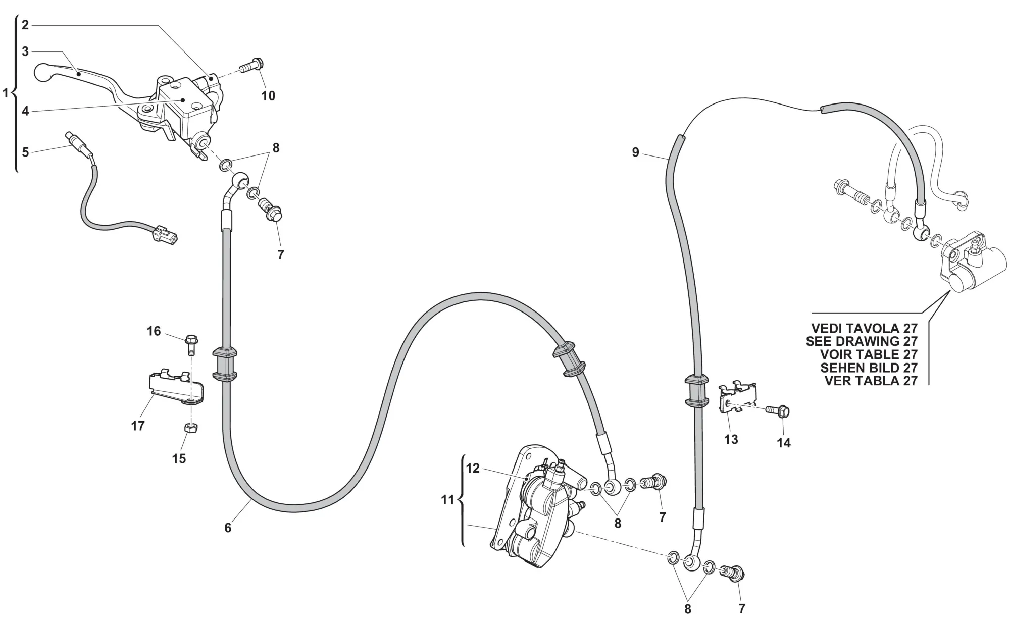 Bremssystem vorne Bremssystem vorne