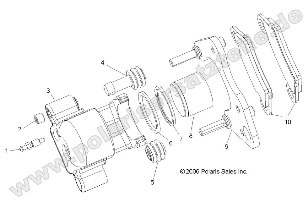 Brake Caliper, Front