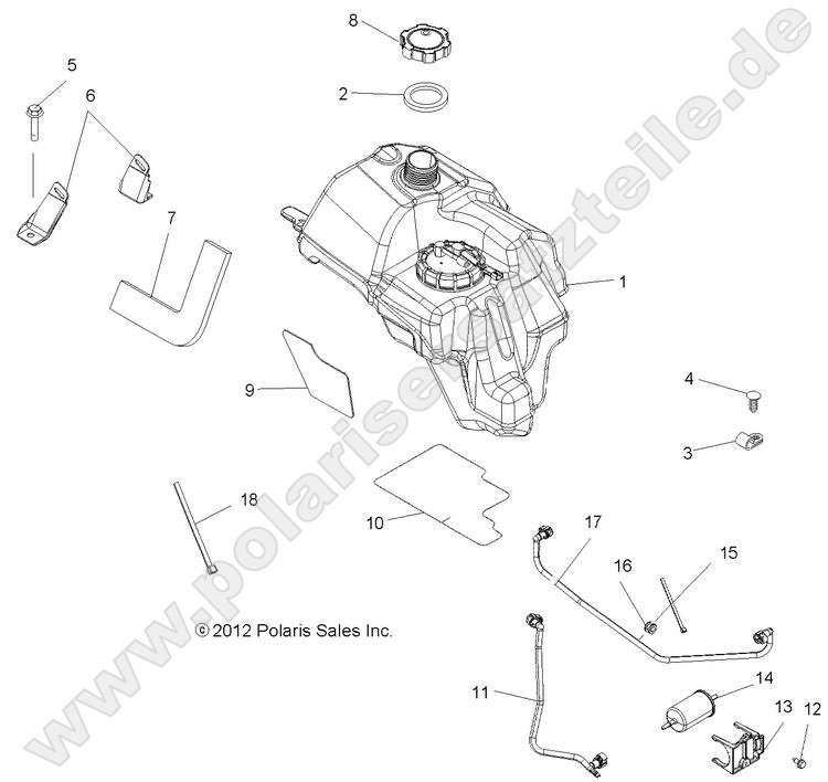 BODY, FUEL TANK ASM. BODY, FUEL TANK ASM.