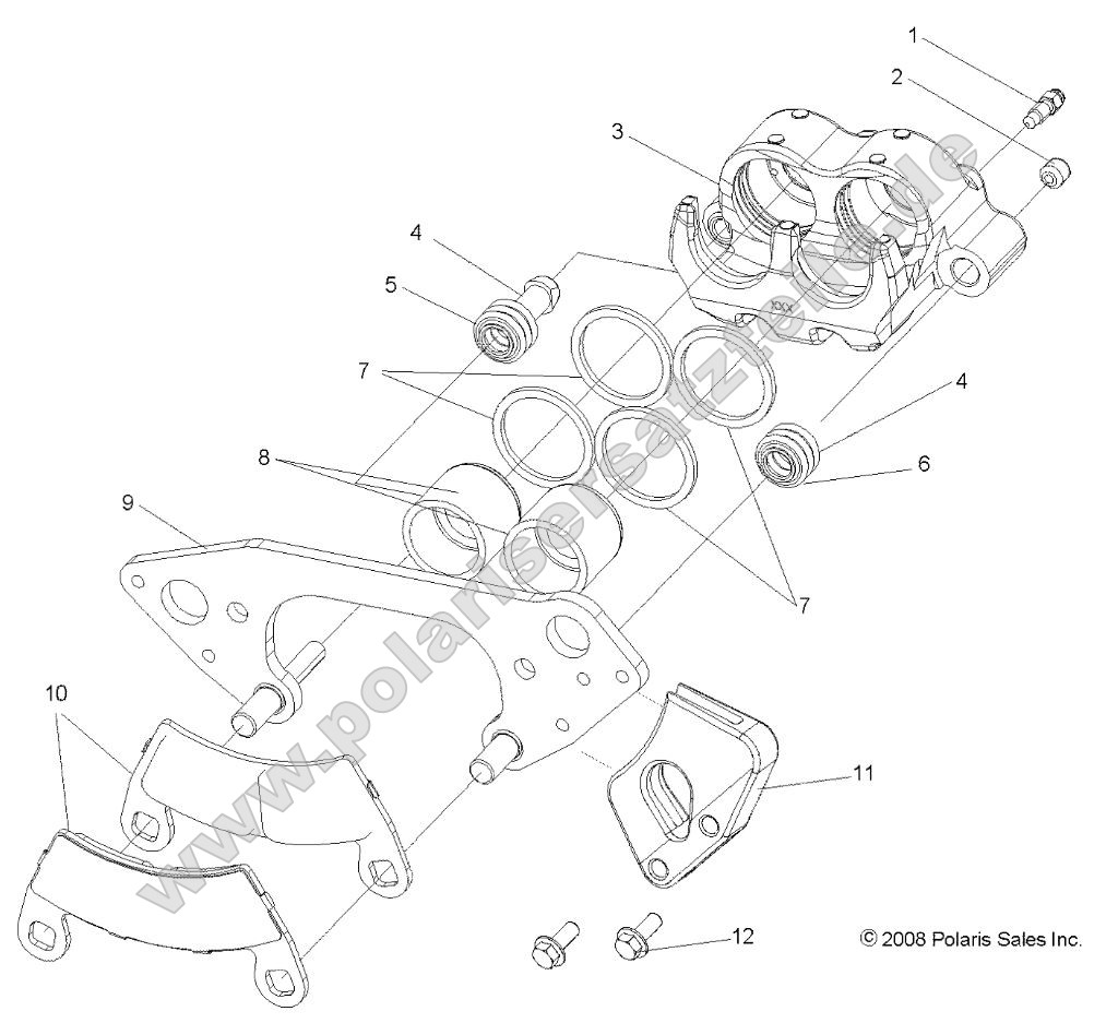Brakes, Front Caliper Brakes, Front Caliper