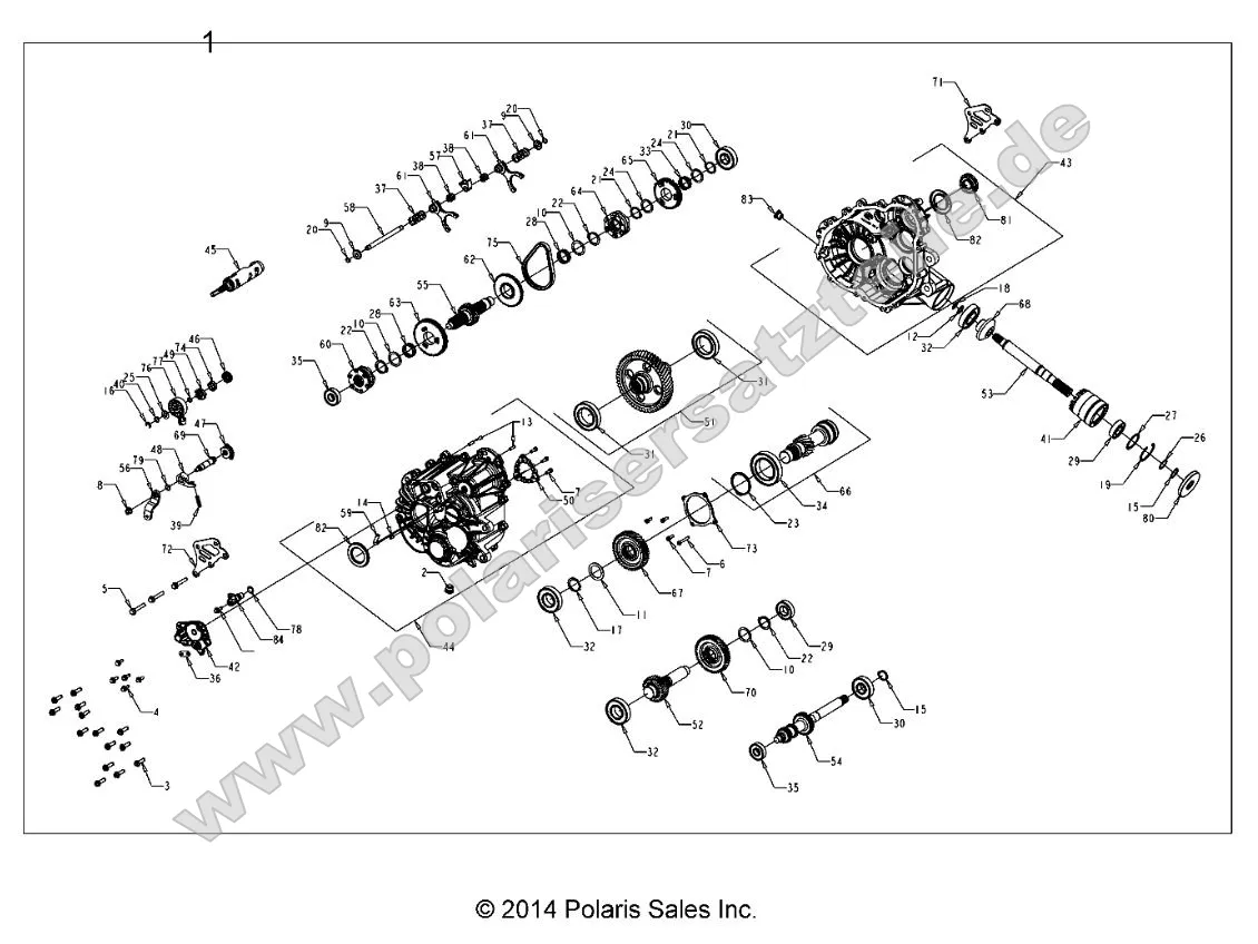 Drive Train, Main Gearcase Drive Train, Main Gearcase