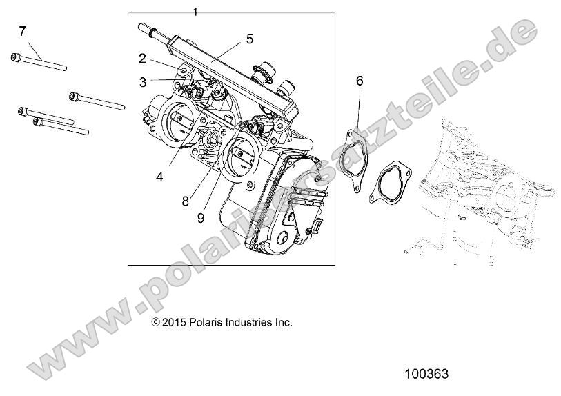 Engine, Throttle Body Engine, Throttle Body