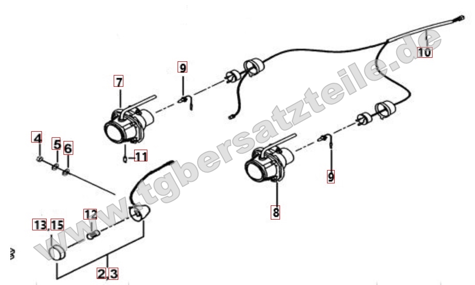 Scheinwerfer - Blinker vorne