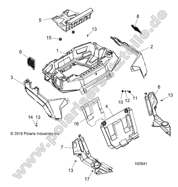 Body, Rear Rack and Fenders Body, Rear Rack and Fenders