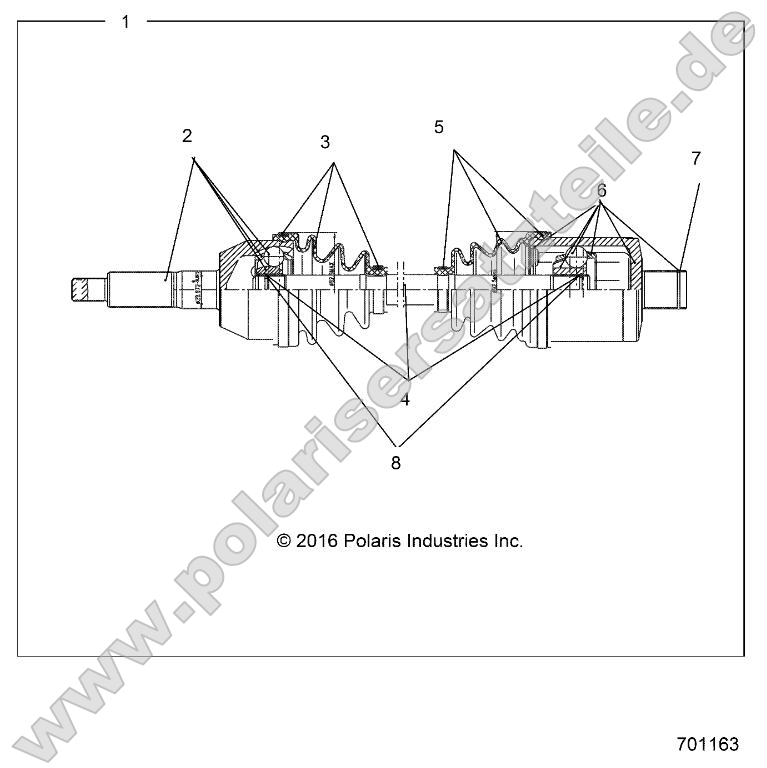 Drive Train, Rear Drive Shaft Drive Train, Rear Drive Shaft