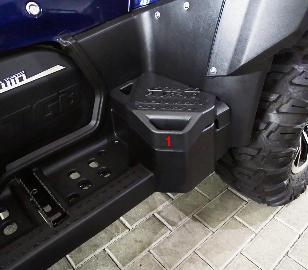 TGB_Blade_Trittbrett_Montage_4 TGB Beifahrer Trittbrett Erhöhung Set - TGB Blade 550 LT / Blade 600 LT / Blade 1000 LT